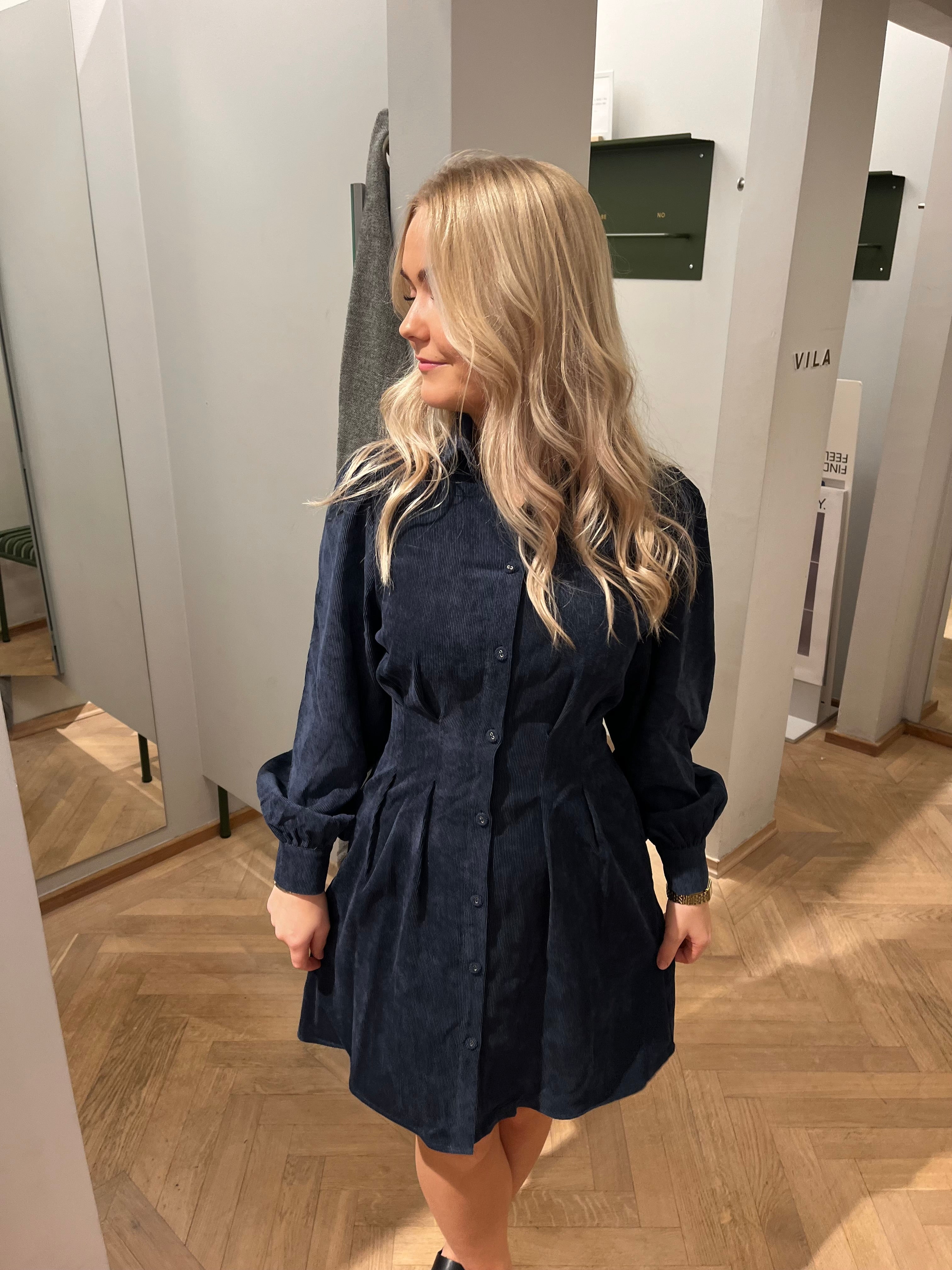 VICORDU Short Dress - Navy Blazer